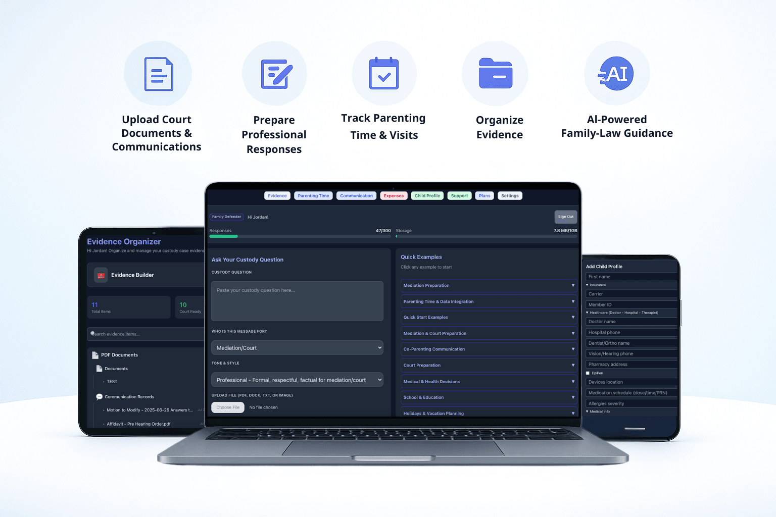 MyCustodyCoach product overview